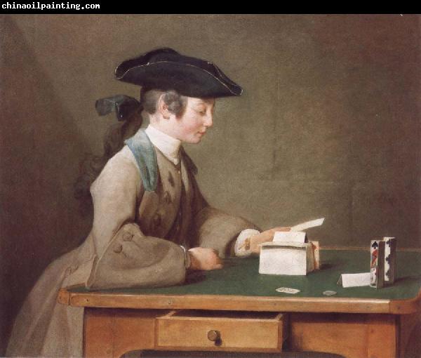 Jean Baptiste Simeon Chardin The House of Cards