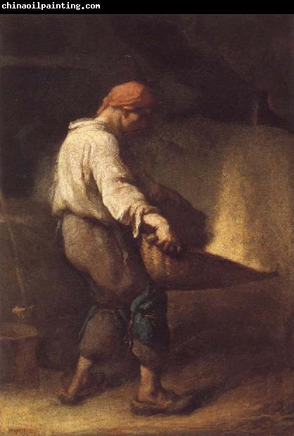 Jean Francois Millet The Winnower