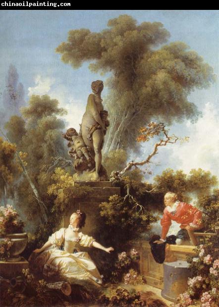 Jean Honore Fragonard The meeting, from De development of the love