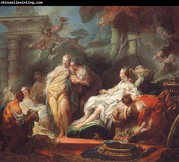 Jean Honore Fragonard Psyche Showing Her Sisters her gifts From Cupid