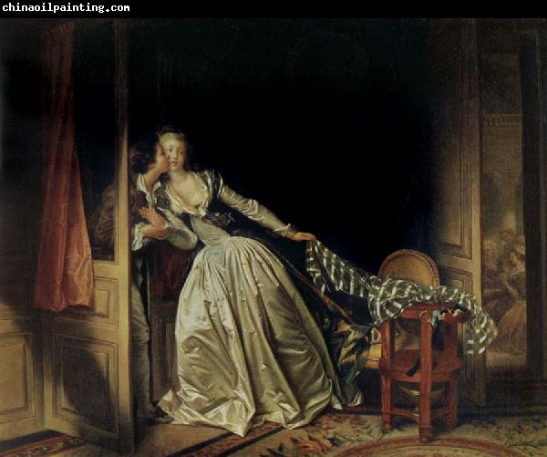 Jean Honore Fragonard The Stolen Kiss