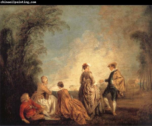 WATTEAU, Antoine An Embarrassing Proposal