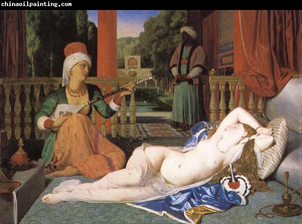 Jean-Auguste Dominique Ingres Odalisk with slave