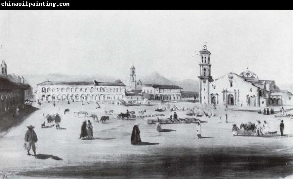 Johann Moritz Rugendas Marktplatz von Cordoba