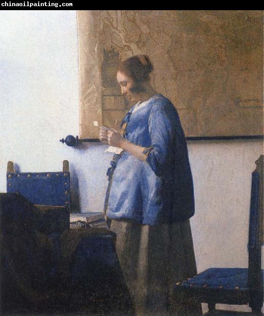 Johannes Vermeer Woman Reading a Letter