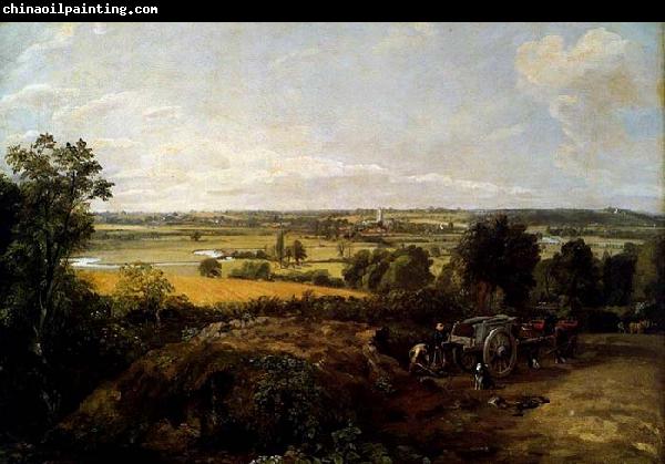 John Constable The Stour-Valley with the Church of Dedham