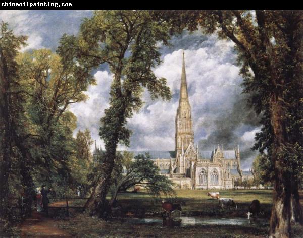 John Constable Salisbury Cathedral from the Bishop-s Grounds