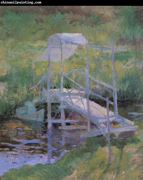 John Henry Twachtman The White Bridge