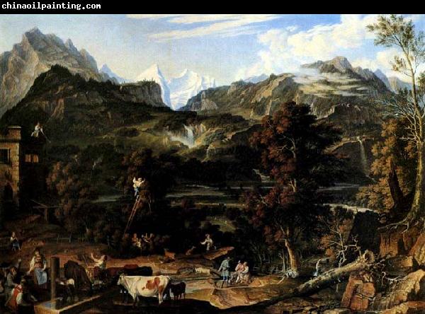 Joseph Anton Koch The Upland near Bern