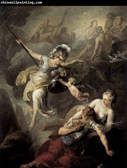 Joseph Benoit Suvee The Combat of Mars and Minerva