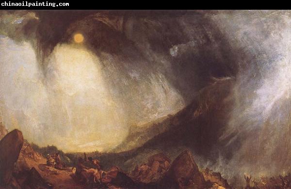 Joseph Mallord William Turner Snow Storm,Hannibal and his Amy Crossing the Alps