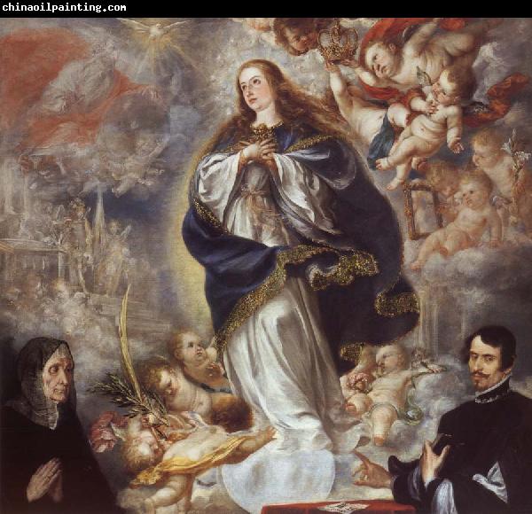 Juan de Valdes Leal The Immaculate Conception of the Virgin,with Two Donors