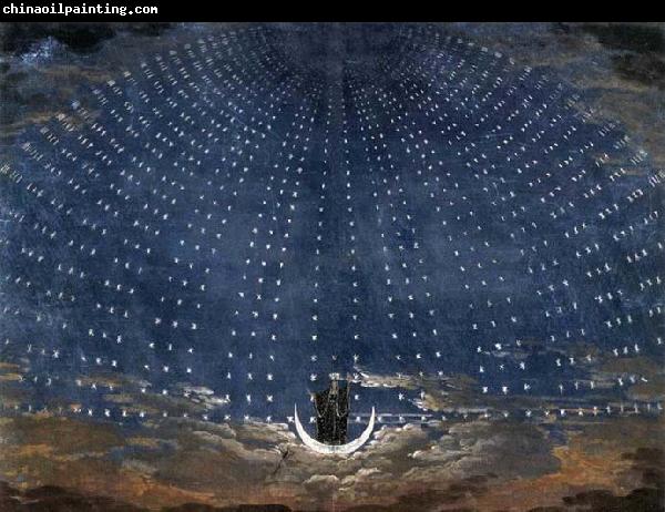 Karl friedrich schinkel Stage set for Mozart's Magic Flute