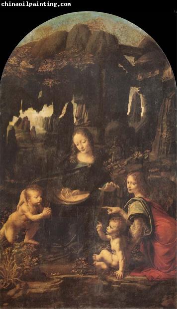 LEONARDO da Vinci The Virgin of the rocks