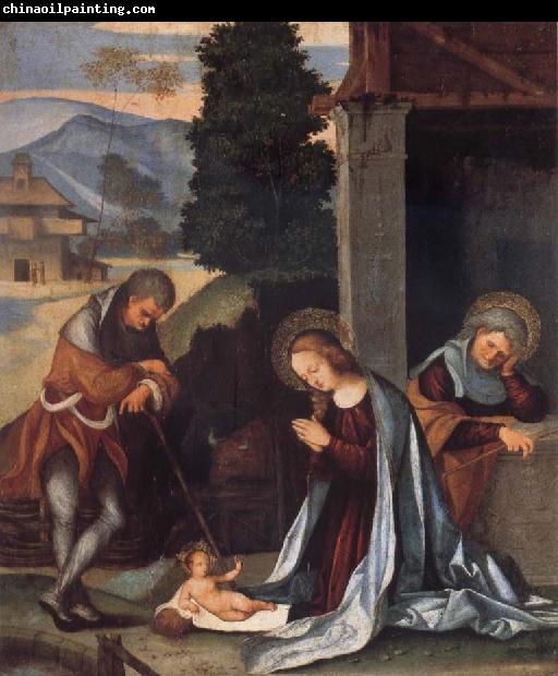 Lodovico Mazzolino The Nativity