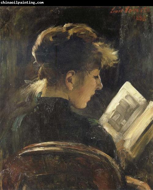 Lovis Corinth Girl Reading