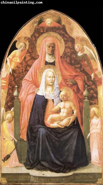 MASACCIO Holy Ana Metterza