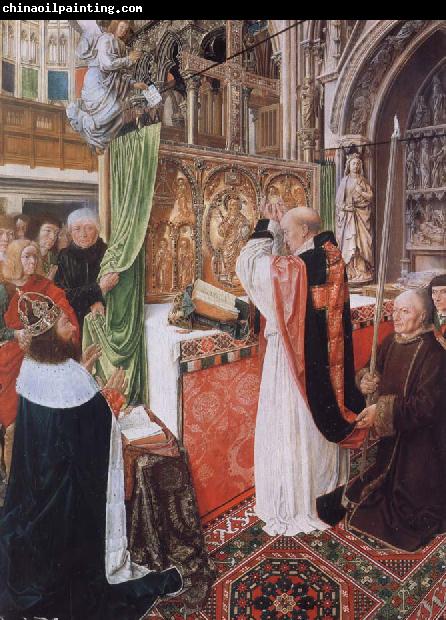 MASTER of Saint Gilles The Mass of Saint Giles