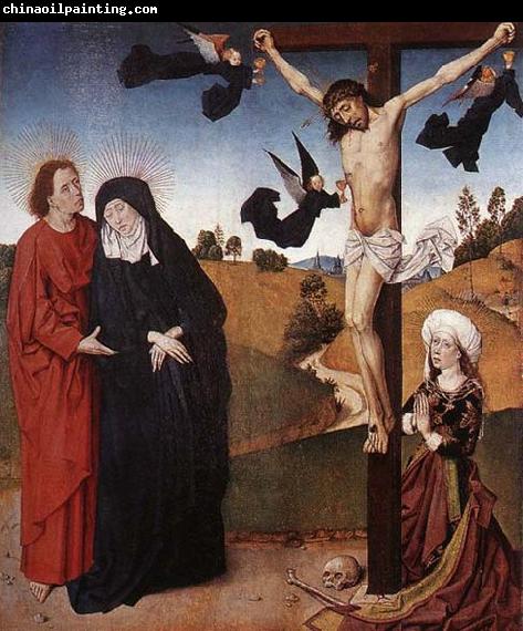 MASTER of the Life of the Virgin Christ on the Cross with Mary, John and Mary Magdalene