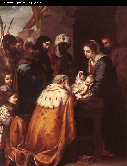 MURILLO, Bartolome Esteban Adoration of the Magi