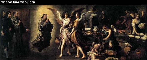 MURILLO, Bartolome Esteban Angels- Kitchen