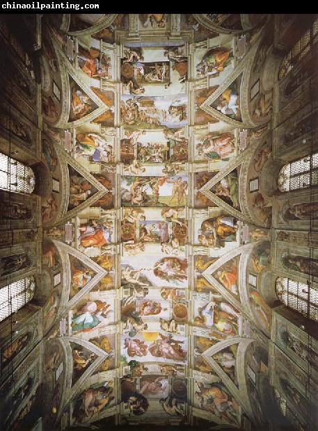 Michelangelo Buonarroti plfond of the Sixtijnse chapel Rome Vatican