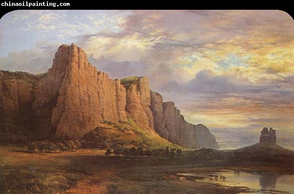 Nicholas Chevalier Mount Arapiles and the Mitre Rock