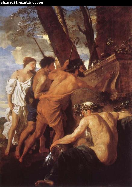 Nicolas Poussin Eats in Arcadia ego