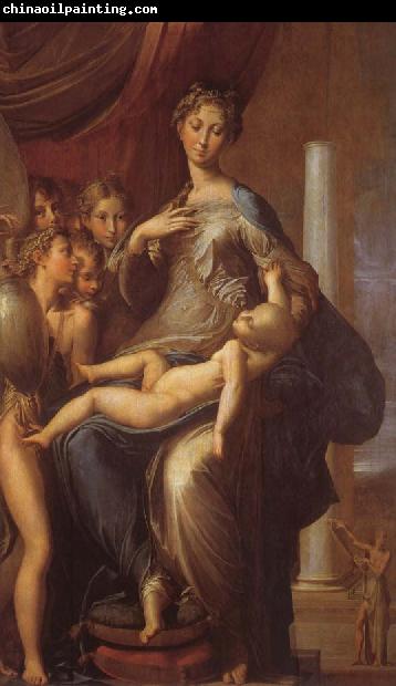 PARMIGIANINO Madonna with the long neck