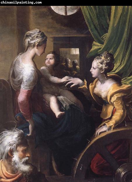 PARMIGIANINO The Mystic Marriage of Saint Catherine