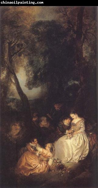 PATER, Jean Baptiste Joseph Scene in a Park,first half of the 18 century