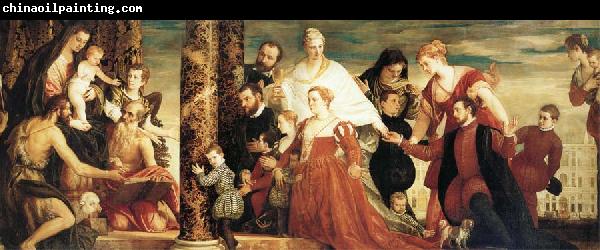 Paolo  Veronese The Madonna of the house of Coccina