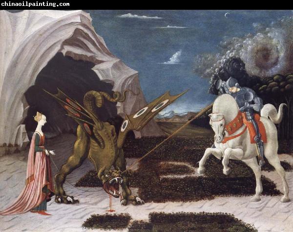 Paolo Ucello Saint George,the Princess and the Dragon