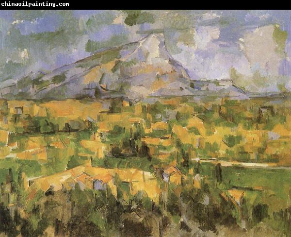 Paul Cezanne Mont Sainte-Victoire considering of Lesson Lauves