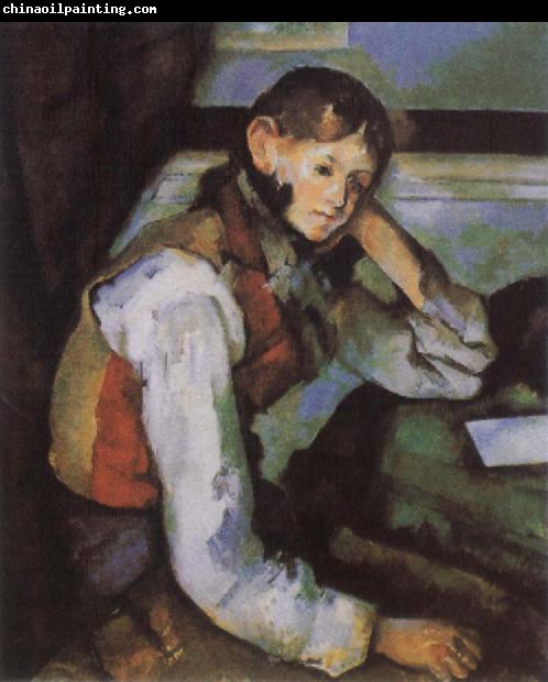 Paul Cezanne Boy in a Red Waistcoat