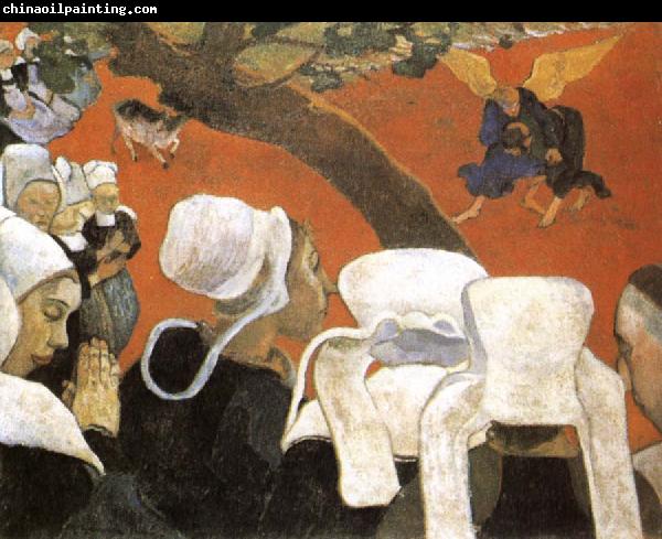 Paul Gauguin The vision after the sermon