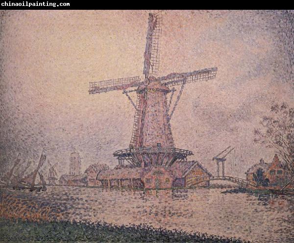 Paul Signac Le Moulin Holiandais a Edam