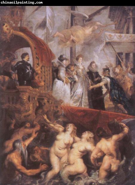 Peter Paul Rubens The Landing of Marie de-Medici at Marseille