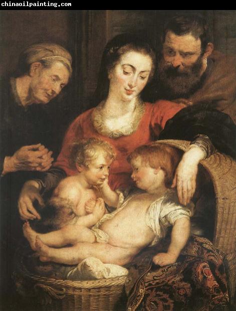 Peter Paul Rubens The Sacred Family with Holy Isabel