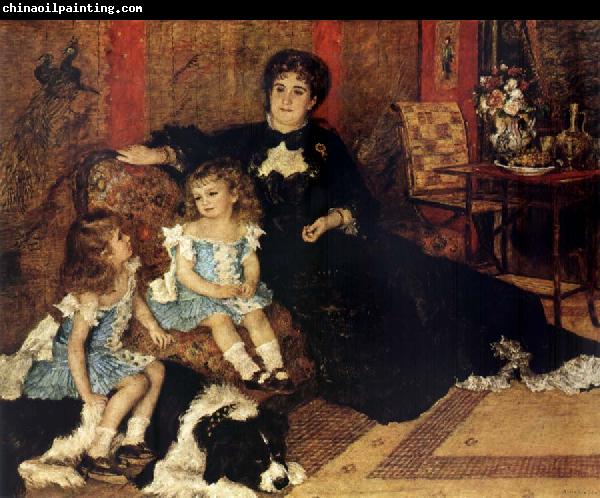 Pierre-Auguste Renoir Madame Charpenting and Children