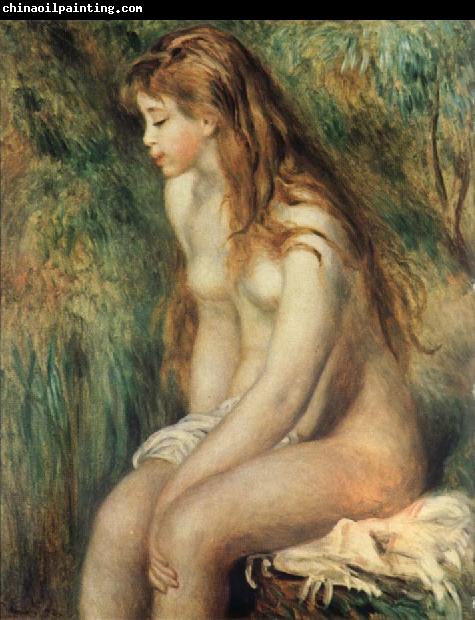 Pierre-Auguste Renoir Young Girl Bathing