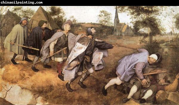 Pieter Bruegel The blind leads the blind persons