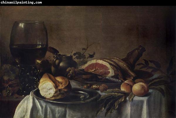 Pieter Claesz Still life with Ham