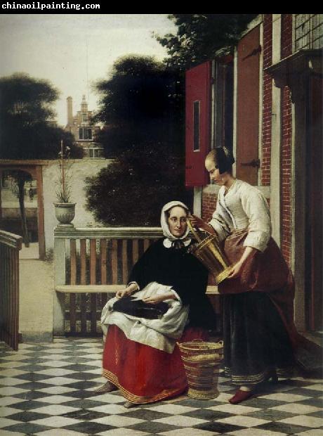 Pieter de Hooch Mirstress and Maid