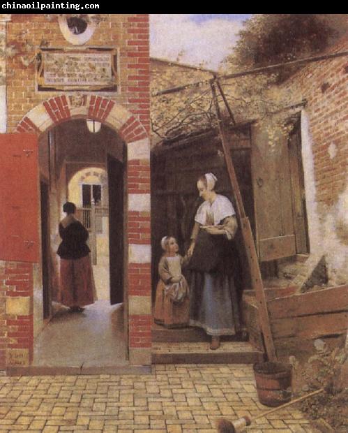 Pieter de Hooch The Countyard of a House in Delf