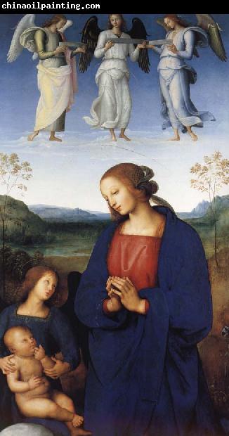 Pietro Perugino The Virgin and Child with an Angel