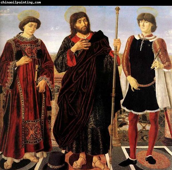 Pollaiuolo, Piero Altarpiece with Three Saints