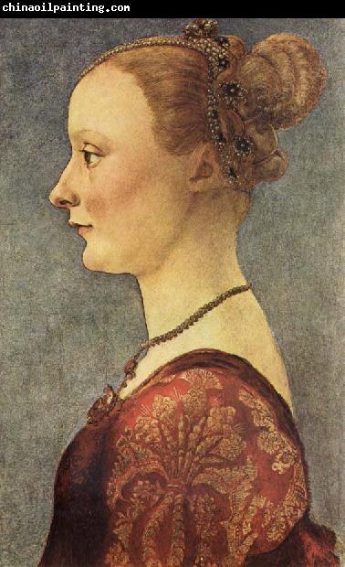 Pollaiuolo, Piero Portrait of a Young Lady