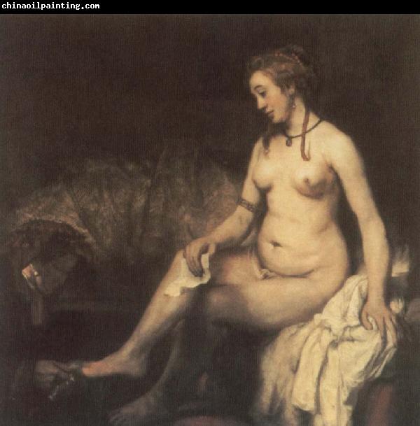 REMBRANDT Harmenszoon van Rijn Bathsheba Bathing with King David-s Letter