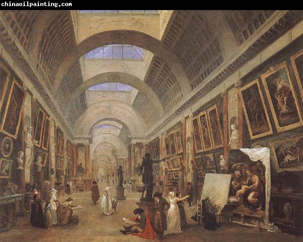 ROBERT, Hubert Design for the Grande Galerie in the Louvre